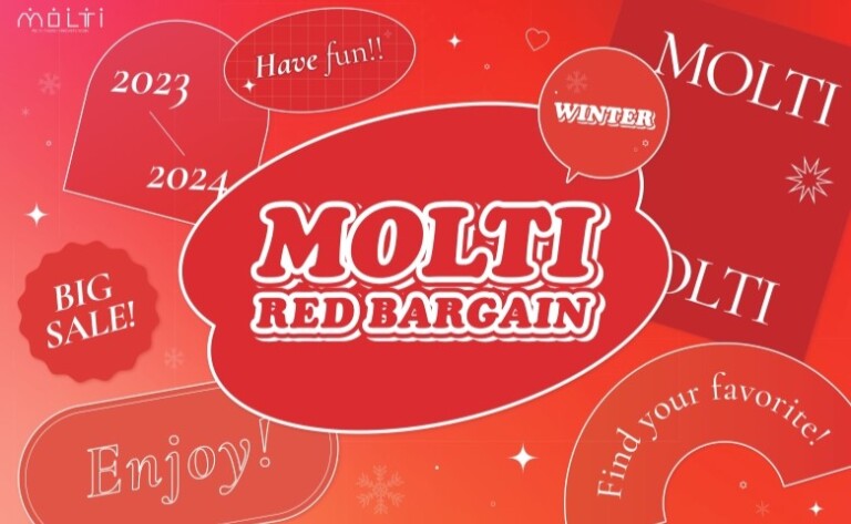 1月9日～ 冬のmolti Red Bargain第3弾！｜インフォメーション｜molti（モルティ）｜郡山駅西口ビッグアイ1 5階